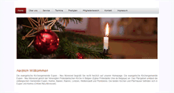 Desktop Screenshot of ev-kirche-eupen-neumoresnet.org